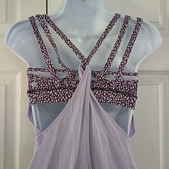 Lululemon Noveau Limits Tank Lilac size 4 NWOT - Picture 6 of 11